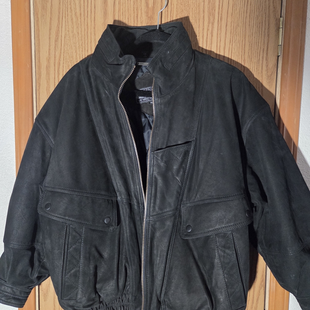 Members Only Black Bomber Jacket